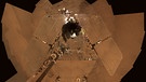 Staubiges Selbstbildnis der Opportunity auf dem Mars, 21. - 24. Dezember 2011 | Bild: NASA/JPL-Caltech/Cornell/Arizona State Univ.