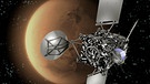 Im Vorbeifliegen den Mars fotografiert: Rosetta | Bild: picture-alliance/dpa