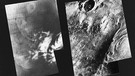 Aufnahmen des mars-Südpols, aufgenommen mit der Mariner 9 und 7 | Bild: NASA