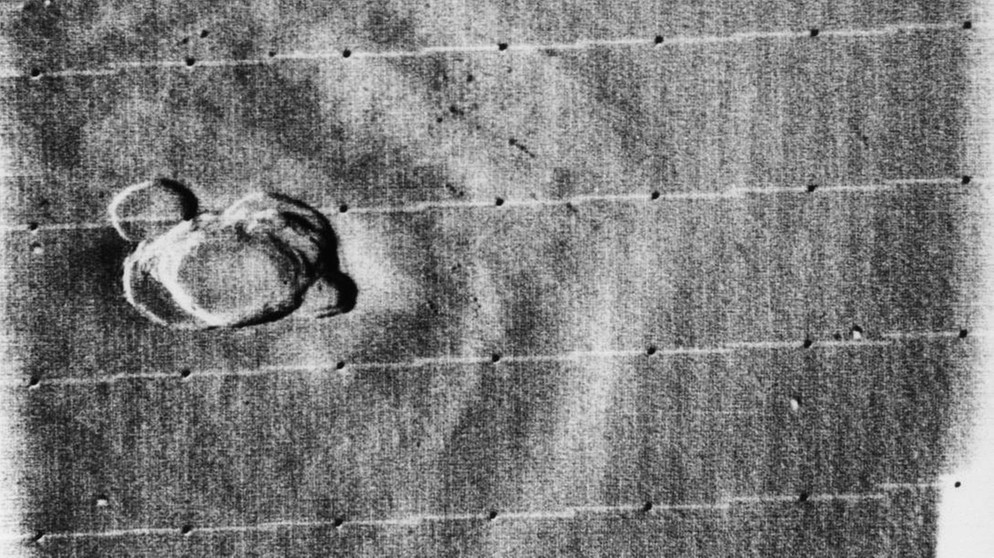 Aufnahme der Sonde Mariner 9: Olympus Mons | Bild: NASA