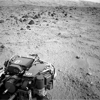 Curiosity auf dem Weg zu Mount Sharp | Bild: NASA / picture-alliance/dpa