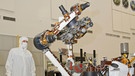 Roboterarm des Mars-Rovers Curiosity im Test | Bild: NASA