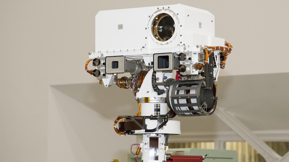 Kopf von NASA-Mars-Roboter Curiosity | Bild: NASA