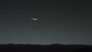 Erde und Mond, aufgenommen von Curiosity, dem Mars-Rover der NASA | Bild: NASA/JPL-Caltech/MSSS/Tamu