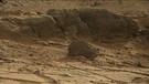 Curiosity, der Mars-Rover der NASA, untersucht den Stein "Point Lake" auf dem Mars. | Bild: NASA/JPL-Caltech/MSSS
