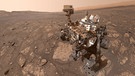 Selbstportrait von Mars-Rover Curiosity. Dieses Selfie machte der NASA-Rover im November 2020, nach mehr als acht Jahren und knapp 25 Kilometern unterwegs auf dem Mars. | Bild: NASA/JPL-Caltech