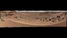 Tal auf dem Mars, aufgenommen von Curiosity, dem Mars-Rover der NASA | Bild: NASA/JPL-Caltech/MSSS