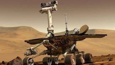 Opportunity, der Mars-Rover der NASA | Bild: picture-alliance/dpa