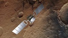Raumsonde Mars Express | Bild: ESA/ATG medialab; Mars: ESA/DLR/FU Berlin, CC BY-SA 3.0 IGO