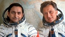 Sigmund Jähn mit seinem Kosmonauten-Kollegen Valerij Bykowski (links). | Bild: picture-alliance/dpa