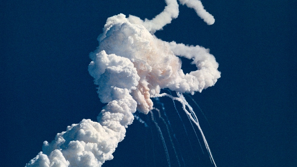 US-Raumfähre Challenger explodiert | Bild: picture-alliance/dpa