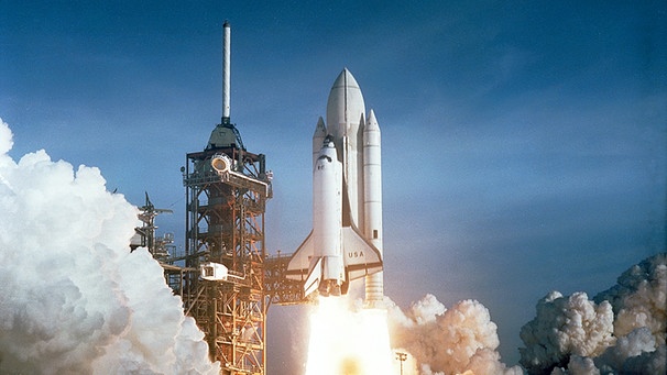 Erster Start des Space Shuttles Columbia am 12. April 1981 | Bild: NASA