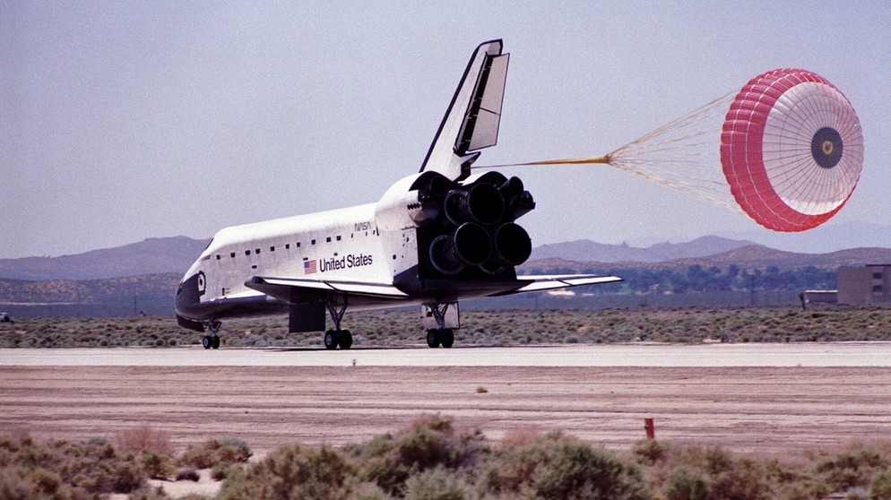 Landung des Space Shuttles Endeavour. | Bild: NASA