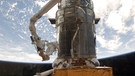 Die letzte Wartung des Weltraumteleskops Hubble im Mai 2009 | Bild: NASA