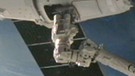 Am 24. Mai 2012 erreicht Dragon die Internationalen Raumstation und dockt an der ISS an. Elon Musks Firma SpaceX hat die Dragon-Raumkapsel entwickelt. Sie übernimmt als Ersatz für die Space Shuttles die Transportflüge zur ISS. | Bild: picture-alliance/dpa