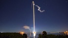 Launch einer Rakete mit Starlink 60 Satelliten.  | Bild: picture alliance/Newscom/SpaceX