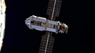 Das erste ISS-Modul Zarja, aufgenommen 1998 von STS-88 | Bild: NASA