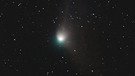 Der Komet C/2022 E3 (ZTF), aufgenommen am 29.01.2023 westlich von Murnau.  | Bild: Markus Dähne