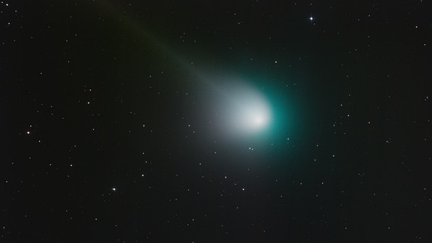 Der Komet C/2022 E3 (ZTF), fotografiert am 30.01.2023 in Dieding bei Trostberg. | Bild: Johannes Garschhammer