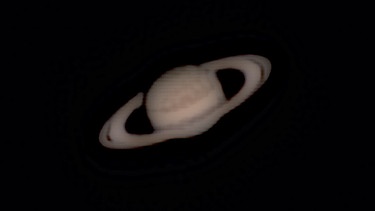 Saturn, aufgenommen am 03.09.2021 an einem 20-Zoll-Dobson-Teleskop in Drachselsried im Bayerischen Wald | Bild: Thomas Breu