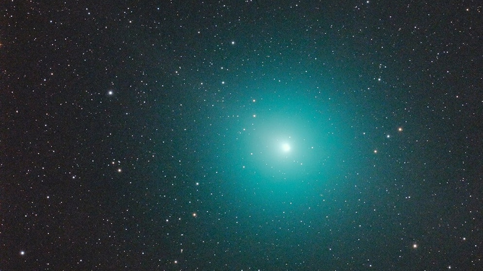 Komet 46P/Wirtanen am 13. Dezember 2018,  fotografiert in Oberösterreich von Christoph Kaltseis. | Bild: Christoph Kaltseis