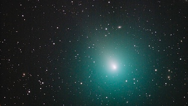 Komet 46P/Wirtanen am 3. Dezember 2018,  fotografiert von Christoph Kaltseis. | Bild: Christoph Kaltseis