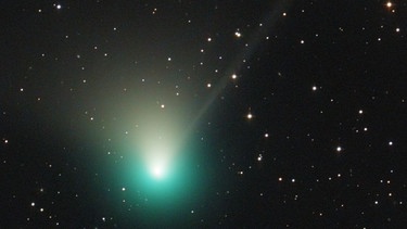 Der Komet C/2022 E3 (ZTF) am 28. Dezember 2022, fotografiert von Günter Kerschhuber.  | Bild: Günter Kerschhuber