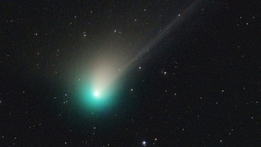 Der Komet C/2022 E3 (ZTF) am 14. Januar 2023, fotografiert von Günter Kerschhuber.  | Bild: Günter Kerschhuber