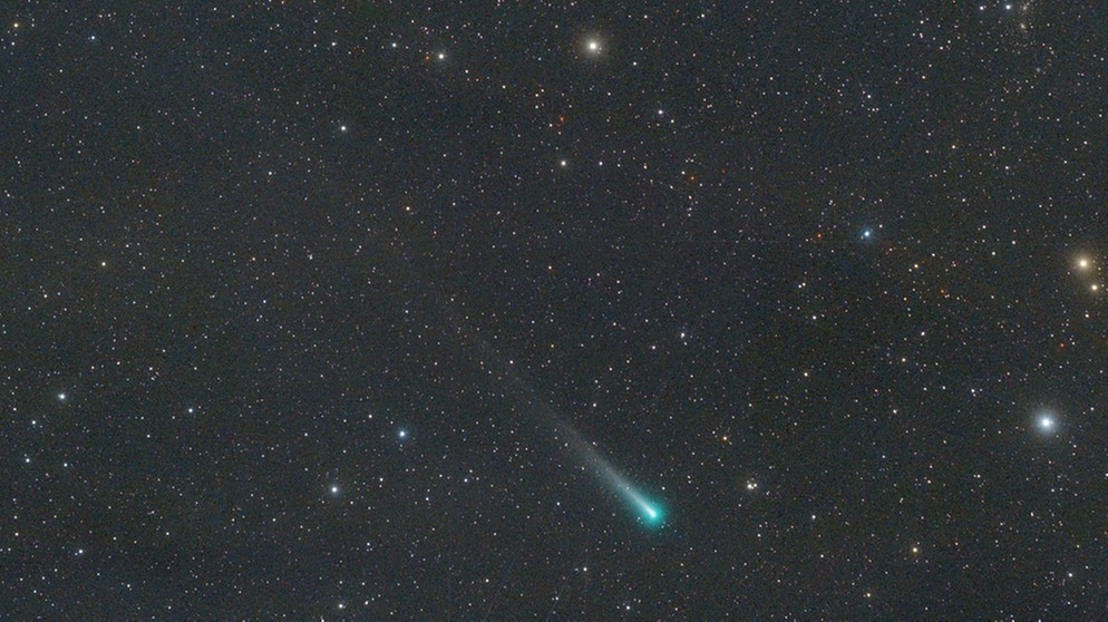 Der Komet C/2021 A1 Leonard am 30. November 2021, fotografiert von Michael Jäger | Bild: Michael Jäger