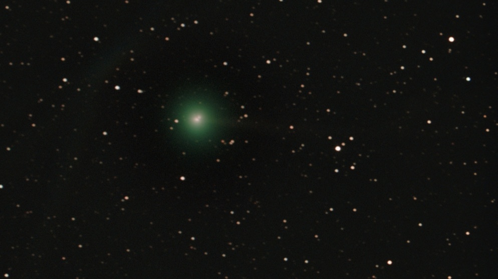 Komet Lovejoy C/2014 Q2, aufgenommen am 23. Dezember 2014 von Helmut Herbel aus Halblech. | Bild: Helmut Herbel