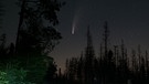 Komet Neowise C2020 F3 am 11. Juli 2020 über Sankt Andreasberg im Harz, fotografiert von Frank Rothschuh | Bild: Frank Rothschuh
