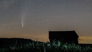 Komet Neowise C2020 F3 in der Nacht auf den 21. Juli 2020 bei Kochel am See, fotografiert von Robert Kukuljan | Bild: Robert Kukuljan