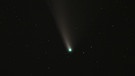 Komet Neowise, aufgeonommen mit 300 mm-Objektiv (10 Sekunden, ISO 3200), nachgeführt | Bild: Manfred Kellner