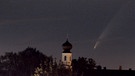 Der Komet C/2020 F3 Neowise über Eichenkofen/Erding | Bild: Ralf Figiel