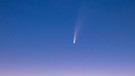 Komet Neowise über schwarzem Moor im Biosphärenreservat Röhn  | Bild: Frank Loske