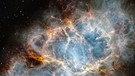 Der Krebsnebel im Sternbild Stier, aufgenommen vom James Webb Weltraumteleskop im Jahr 2023. | Bild: NASA, ESA, CSA, STScI, Tea Temim (Princeton University)