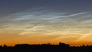 leuchtende Nachtwolken in der Nacht vom 3. auf den 4. Juli 2014 über Oberösterreich | Bild: Herbert Raab, Johannes-Kepler-Sternwarte Linz