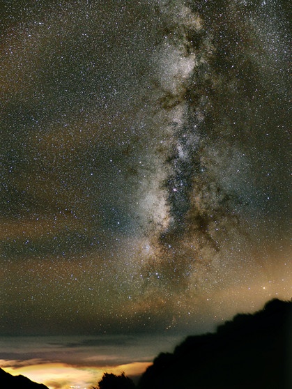 Die Milchstraße auf der Insel La Palma | Bild: Michael Schlünder