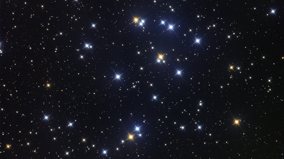 Der Offene Sternhaufen Praesepe oder Krippe im Sternbild Krebs, Messier-Objekt M44. | Bild: imago/Stock Trek Images