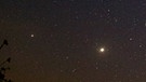 Planeten Jupiter und Saturn neben der Milchstraße am 6. August 2020, fotografiert von Anja Thamm | Bild: Anja Thamm