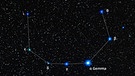 Das Sternbild Nördliche Krone (Corona borealis, CrB) mit seinen hellsten Sternen.  | Bild: imago/StockTrek Images; Bearbeitung: BR