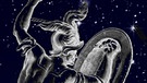 symbolische Darstellung des Sternilds Orion | Bild: NASA/U.S. Naval Observatory's Library, colourbox.com