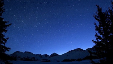 Sternenhimmel über den Alpen | Bild: picture-alliance/dpa