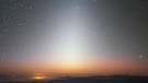 Das Tierkreislicht (Zodiakallicht), aufgenommen mit dem VLT European Southern Observatory in Paranal | Bild: ESO/Y. Beletsky