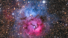 Der Trifid-Nebel M20 oder Messier 20 im Sternbild Schütze, ein Emissions- und Reflexionsnebel | Bild: Markus Bauer